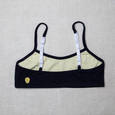 Navy Cotton Training Bra