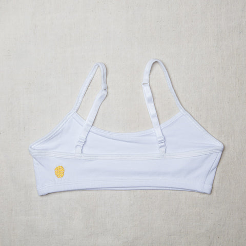 White Cotton Training Bra