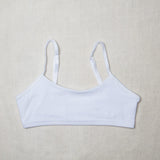 White Cotton Training Bra