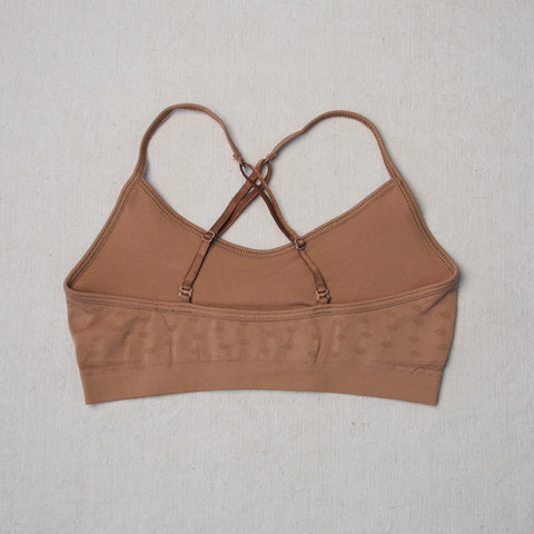 Chickadee Seamless Bra :: Coffee Bean