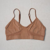 Chickadee Seamless Bra :: Coffee Bean
