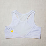 Tween White Sports Bra
