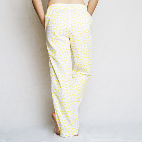 Kimbr Pant :: White Berry Dots