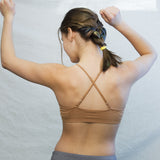 Chickadee Seamless Bra :: Coffee Bean