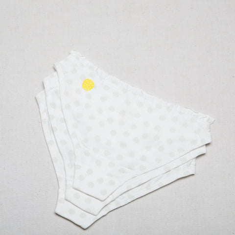 Pom Pom Underwear Bundle :: Coconut Dots